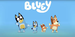 graphic from children's show Bluey.